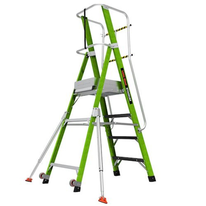 Fiberglass Platform Ladder - 4' Overall Height