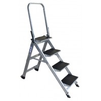 BAILEY Stairway Ladder 4 Step with Safety Rail FS13752