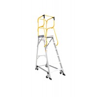 BAILEY Aluminium Order Picking Ladder 6 MK3 1.65m 150kg FS13877