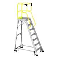 BAILEY Aluminium Order Picking Ladder 7 MK3 1.93m 150kg FS13878