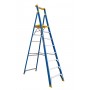 BAILEY Professional Punchlock Fibreglass Platform Ladder 8 Steps 2.27m Platform 170kg FS13951 image