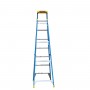 BAILEY Pro Punchlock Lean Safe Fibreglass Single Sided Step Ladder 8ft 2.4m FS13974 image