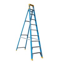 BAILEY Pro Punchlock Lean Safe Fibreglass Single Sided Step Ladder 10ft 3.0m FS13975