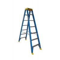 BAILEY Professional Punchlock Fibreglass Double Sided Step Ladder 150kg 7ft 2.1m FS13981