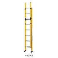 BRANACH PowerMaster Fibreglass Extension Ladder 2.7m - 4.0m