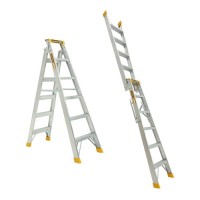 GORILLA Aluminium Dual Purpose Ladder 180kg 6ft 1.8m - 3.2m DM006-HD