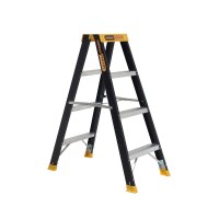 GORILLA Pro-Lite Fibreglass Double Sided Step Ladder 150kg 4ft 1.15m