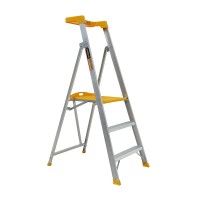 GORILLA Pro-Lite Aluminium Platform Ladder 3 Steps 0.85m Platform