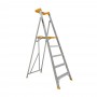 GORILLA Pro-Lite Aluminium Platform Ladder 5 Steps 1.45m Platform image