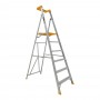 GORILLA Pro-Lite Aluminium Platform Ladder 6 Steps 1.74m Platform image