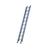 INDALEX Pro Series Aluminium Extension Ladder 180kg 18ft 3.2m-5.3m with Swivel Feet