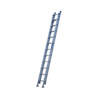 INDALEX Pro Series Aluminium Extension Ladder 180kg 22ft 3.8m-6.5m with Swivel Feet