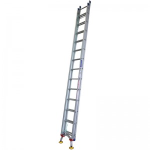 INDALEX Pro Series Aluminium Extension Ladder 150kg 26ft 4.4m-7.8m with Arc Leveler