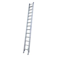 INDALEX Pro Series Aluminium Extension Ladder 150kg  26ft 4.4m-7.8m with Swivel Feet