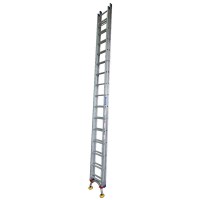 INDALEX Pro Series Aluminium Extension Ladder 150kg 30ft 5.0m-9.0m with Arc Leveler