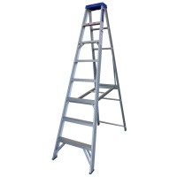 INDALEX Pro Series Aluminium Single Sided Step Ladder 180kg 8ft 2.4m