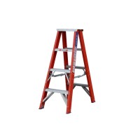 INDALEX Pro Series Fibreglass Double Sided Step Ladders 180kg 4ft 1.2m