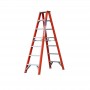 INDALEX Pro Series Fibreglass Double Sided Step Ladders 7ft 2.1m image