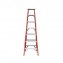 INDALEX Pro Series Fibreglass Double Sided Step Ladders 7ft 2.1m image