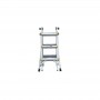 INDALEX Pro Series Aluminium Telescopic Ladder 11ft 1m - 3m image