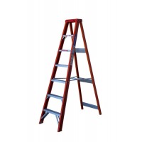 INDALEX Tradesman Fibreglass Single Sided Step Ladder 135kg 7ft 2.1m