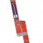 LADAMAX Fibreglass Dual Purpose Ladder 150kg 7ft 2.1m - 3.6m image