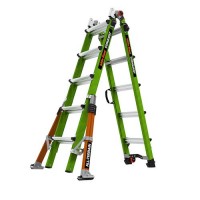 LITTLE GIANT Conquest 2.0 All-Terrain Model 22 Fibreglass Telescopic Ladder 1.68m - 5.77m