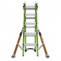 LITTLE GIANT Conquest 2.0 All-Terrain Model 22 Fibreglass Telescopic Ladder 1.68m - 5.77m image