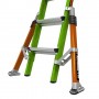 LITTLE GIANT Conquest 2.0 All-Terrain Model 17 Fibreglass Telescopic Ladder 1.35m - 4.55m image