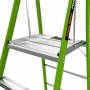 LITTLE GIANT Fortress Fibreglass Platform Ladder 150kg 5 Step 1.4m Platform with Gate 19305 image