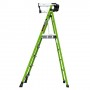 LITTLE GIANT Fortress Fibreglass Platform Ladder 150kg 5 Step 1.4m Platform with Gate 19305 image