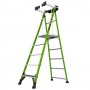 LITTLE GIANT Fortress Fibreglass Platform Ladder 150kg 5 Step 1.4m Platform with Gate 19305 image