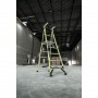 LITTLE GIANT Fortress Fibreglass Platform Ladder 150kg 5 Step 1.4m Platform with Gate 19305 image