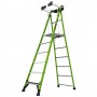 LITTLE GIANT Fortress Fibreglass Platform Ladder 150kg 6 Step 1.7m Platform with Gate 19306 image