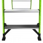 LITTLE GIANT Fortress Fibreglass Platform Ladder 150kg 6 Step 1.7m Platform with Gate 19306 image