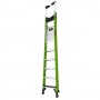 LITTLE GIANT Fortress Fibreglass Platform Ladder 150kg 6 Step 1.7m Platform with Gate 19306 image