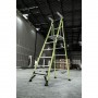 LITTLE GIANT Fortress Fibreglass Platform Ladder 150kg 6 Step 1.7m Platform with Gate 19306 image