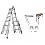 LITTLE GIANT Epic Model 26 Telescopic Ladder with Ratchet Levellers and Safety Rails 2.0m - 7.0m image