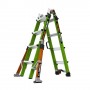 LITTLE GIANT Conquest 2.0 All-Terrain Model 17 Fibreglass Telescopic Ladder 1.35m - 4.55m image