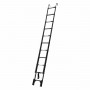 Aluminium Black Lightweight Telescopic Ladder 0.83m - 3.2m with with Hooks and Carry Bag image