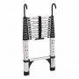 Aluminium Lightweight Telescopic Ladder 0.83m - 3.2m with with Hooks and Carry Bag image