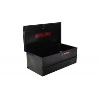 WEATHER GUARD Aluminium Tool Chest Flat Lid Black 195L 900 x 600 x 500mm CH10000-BK