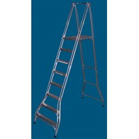 Allweld Aluminium Platform Ladder 2.18m