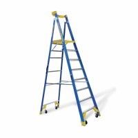 BAILEY P170 Job Station Fibreglass Platform Ladder 170kg 7 Steps 2.0m Platform