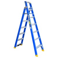 BAILEY Professional Fibreglass Dual Purpose Ladder with Pole Support 150kg 7ft 2.1m - 3.8m