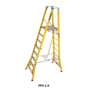 Aluminium Lightweight Telescopic Ladder 0.77m - 2.6m with Carry