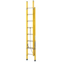 BRANACH TradeMaster Fibreglass Extension Ladder 13ft 2.7m - 4.0m