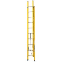 BRANACH TradeMaster Fibreglass Extension Ladder 17ft 3.3m - 5.2m